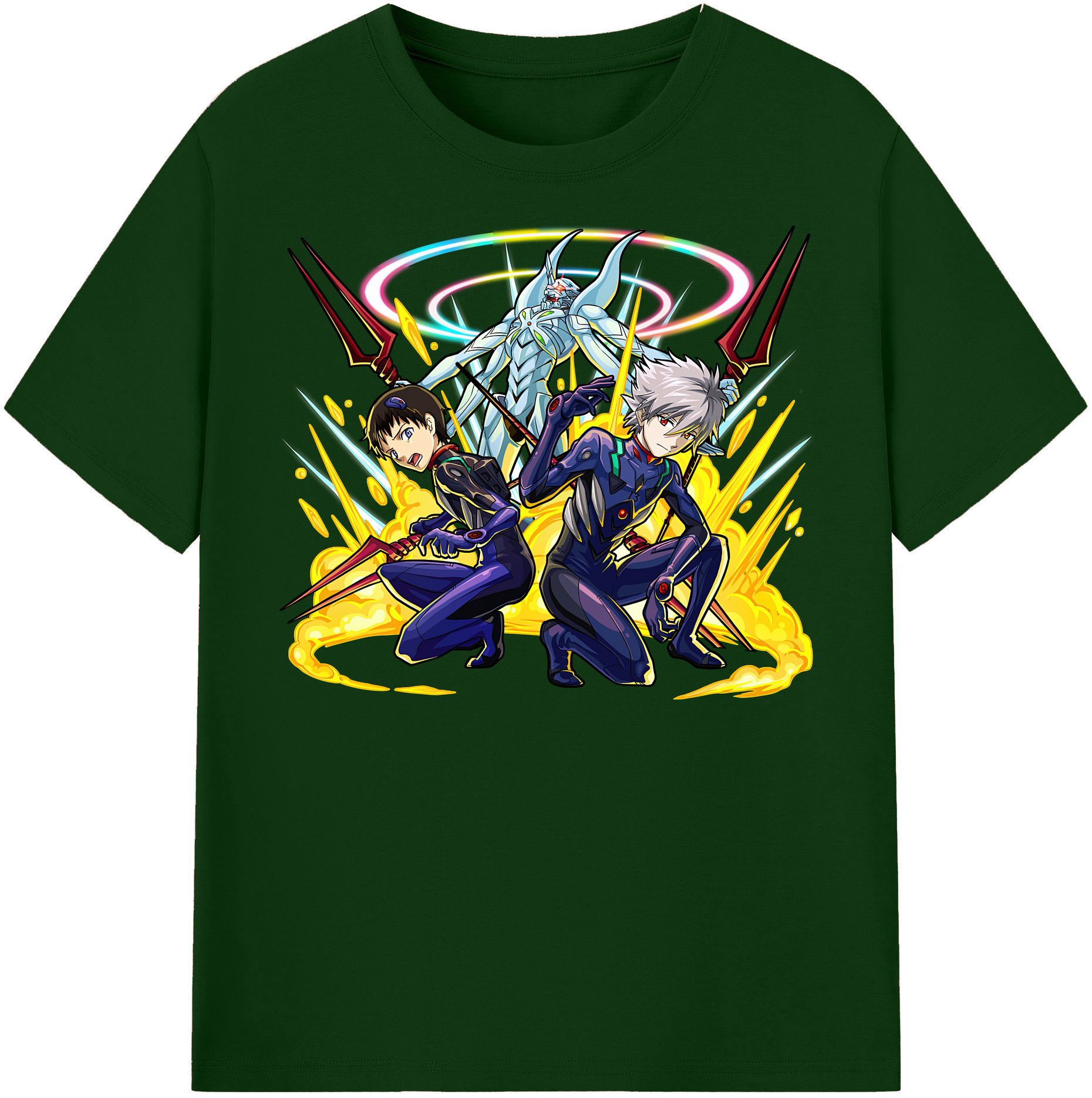 （画像用） EVA 新世紀エヴァンゲリオン 綿100％半袖Tシャツ（フロントプリント）